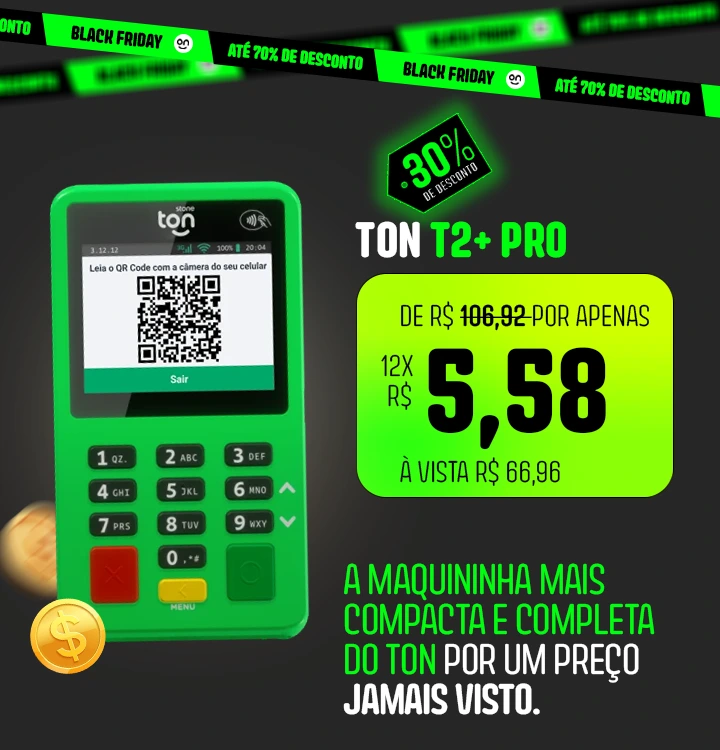 Aproveite a Black Friday Ton: Maquininhas com até 70% de Desconto e Cupons Exclusivos - tonmaquininha.com.br